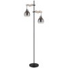 Globo lighting Ryan floor lamp Ecru, black, 2-light sources