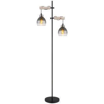 Globo lighting Ryan floor lamp Ecru, black, 2-light sources