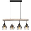 Globo lighting Ryan hanging light Ecru, black, 4-light sources