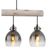 Globo lighting Ryan hanging light Ecru, black, 4-light sources