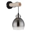 Globo lighting Ryan wall light Ecru, black, 1-light source