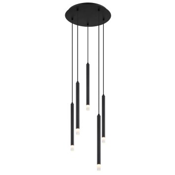 Globo lighting Blake hanging light black, 5-light sources