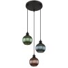 Globo lighting Zumba hanging light black, 3-light sources