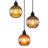 Globo lighting Zumba hanging light black, 3-light sources