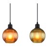 Globo lighting Zumba hanging light black, 4-light sources