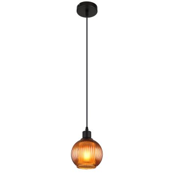 Globo lighting Zumba hanging light black, 1-light source