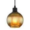 Globo lighting Zumba hanging light black, 1-light source