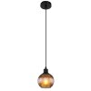 Globo lighting Zumba hanging light black, 1-light source