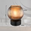 Globo lighting Zumba table lamp black, 1-light source