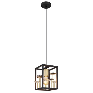 Globo lighting Lisbon hanging light black, 1-light source