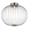 Globo lighting Galway ceiling light LED matt nickel, 1-light source