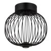 Globo lighting Galway ceiling light LED black, 1-light source