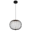 Globo lighting Galway hanging light LED black, 1-light source