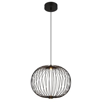 Globo lighting Galway hanging light LED black, 1-light source