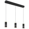 Globo lighting Alvarado hanging light LED black, 1-light source