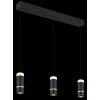 Globo lighting Alvarado hanging light LED black, 1-light source