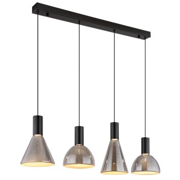 Globo lighting Labora hanging light LED black, 1-light source