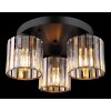 Globo lighting Jordana ceiling light black, 3-light sources