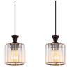 Globo lighting Jordana hanging light black, 4-light sources