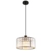 Globo lighting Jordana hanging light black, 1-light source