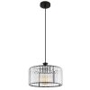 Globo lighting Jordana hanging light black, 1-light source