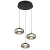 Globo lighting Quintara hanging light LED black, 1-light source