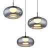 Globo lighting Quintara hanging light LED black, 1-light source