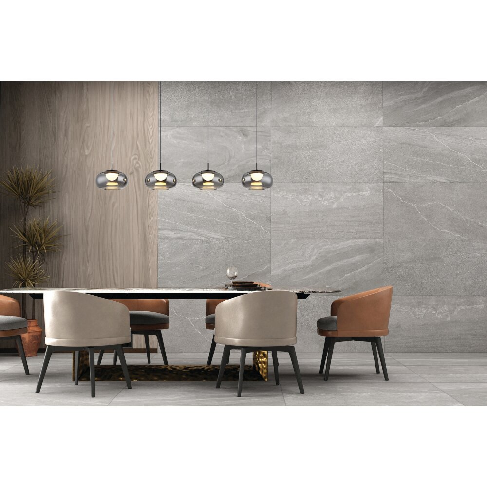 Globo lighting Quintara hanging light LED black, 1-light source