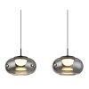 Globo lighting Quintara hanging light LED black, 1-light source