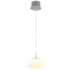 Globo lighting Quintara hanging light LED matt nickel, 1-light source