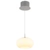 Globo lighting Quintara hanging light LED matt nickel, 1-light source