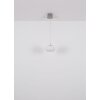 Globo lighting Quintara hanging light LED matt nickel, 1-light source