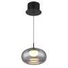 Globo lighting Quintara hanging light LED black, 1-light source