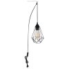 Globo lighting Zachary hanging light black, 1-light source