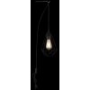 Globo lighting Zachary hanging light black, 1-light source