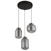 Globo lighting Fluoro hanging light LED black, 1-light source