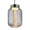 Globo lighting Fluoro hanging light LED black, 1-light source