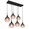 Globo lighting Olsen hanging light black, 6-light sources