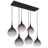 Globo lighting Olsen hanging light black, 6-light sources