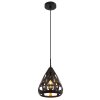 Globo lighting Hassan hanging light black, 1-light source