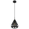 Globo lighting Hassan hanging light black, 1-light source