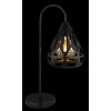 Globo lighting Hassan table lamp black, 1-light source