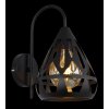 Globo lighting Hassan wall light black, 1-light source