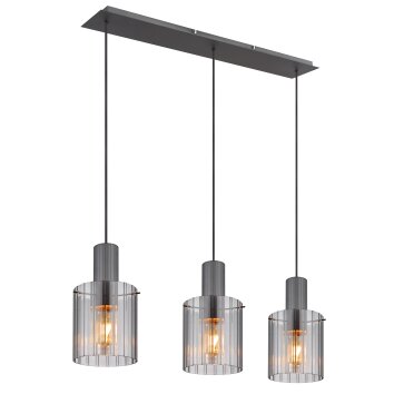 Globo lighting Tulivar hanging light grey, 3-light sources