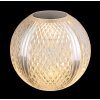 Globo lighting Aida table lamp LED matt nickel, transparent, clear, 1-light source