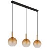 Globo lighting Marinella hanging light black, 3-light sources