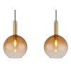 Globo lighting Marinella hanging light black, 3-light sources