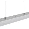 Globo lighting Ethan hanging light LED brushed aluminium, white, 1-light source