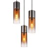 Globo lighting Annika hanging light black, 3-light sources