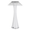 Globo lighting Ambra table lamp LED chrome, transparent, clear, 1-light source